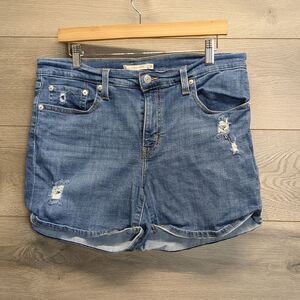 Levi Strauss Denim Mid Length Shorts Women's Size 31